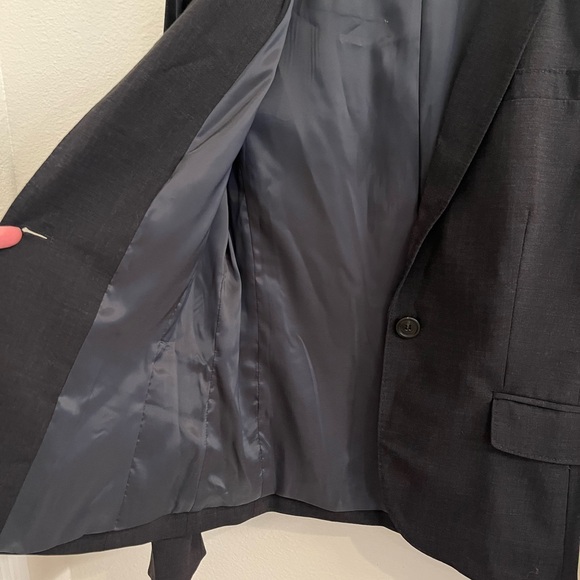 J Crew Helena Virgin Wool Blazer Black 2 Vintage - Picture 8 of 9